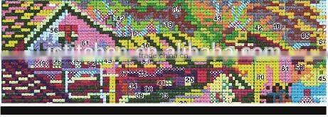 3D cross-stitch picture