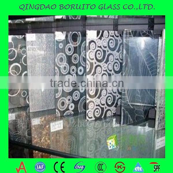 Good quality wholesale 4mm-9mm tempered glass for decorative