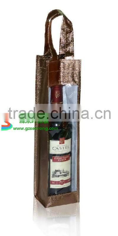 Linen non woven polyester Top grade wine bag