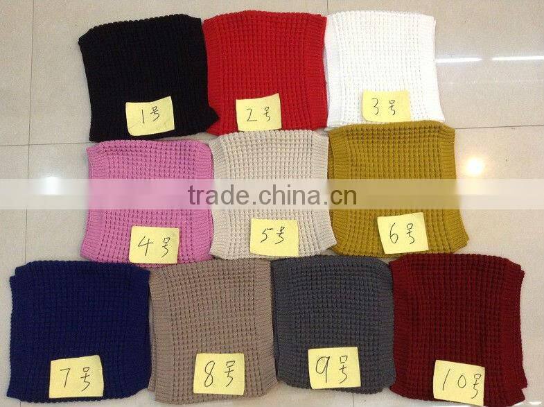 Fashion Round Wool Lady Crochet Scarf