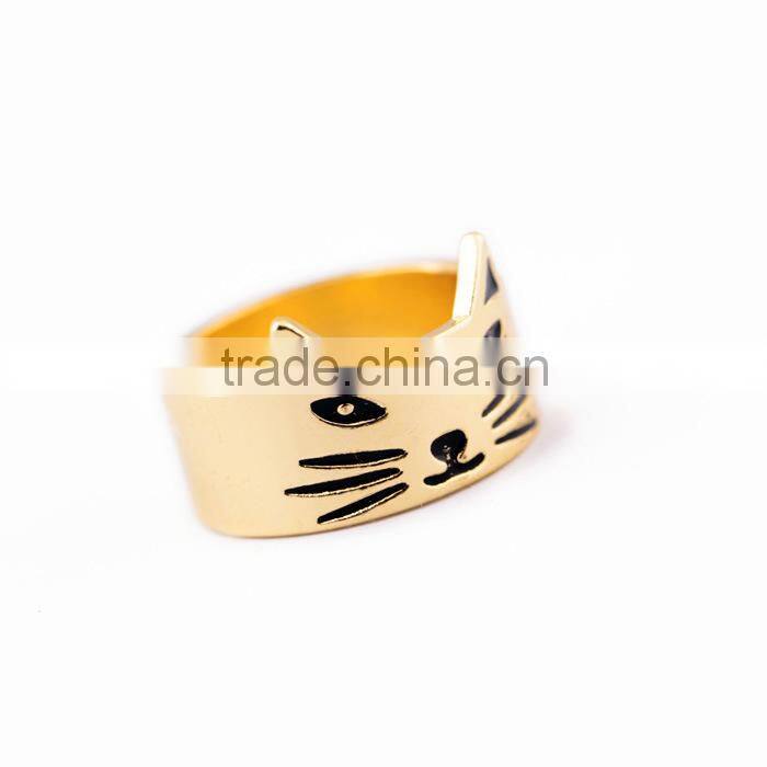 FASHION PERSONALITY RING,CUTE CAT RING