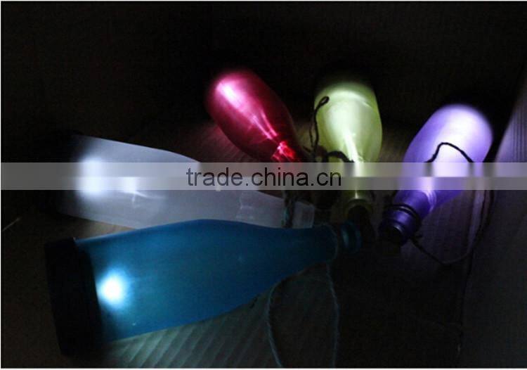 Solar energy bottle lamp outdoor handmade decorative hanging oil lamp