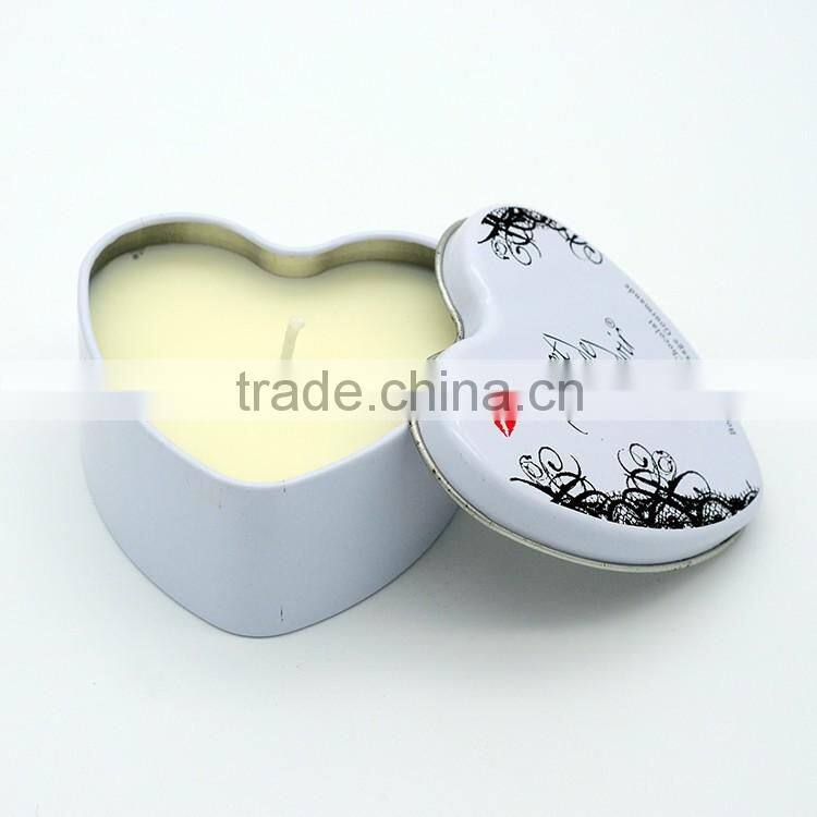 High quality 100% soy wax metal tin for candle