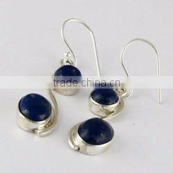 Excellent Deep Blue Lapis 925 Sterling Silver Earring, 925 Silver Jewelry, Sterling Earrings