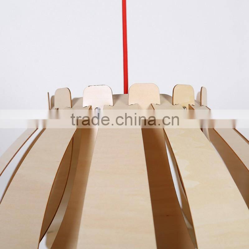 LED pendant Light JK-8005B-25 wooden pendant lamp E27 designer product