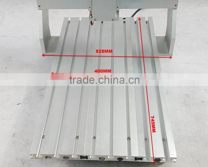 Free shipping to Russia ,no tax 6040 Frame CNC Kit for mini cnc router without stepper motor