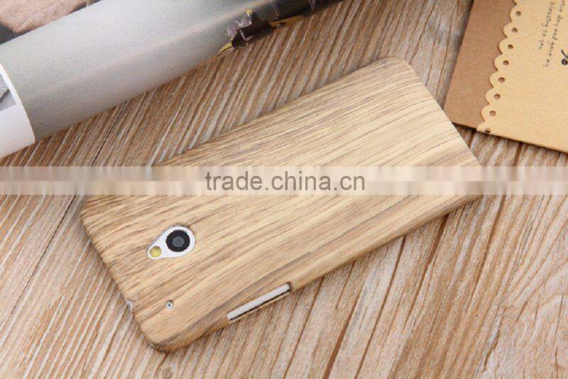 Wooden texture hard case for HTC one M7