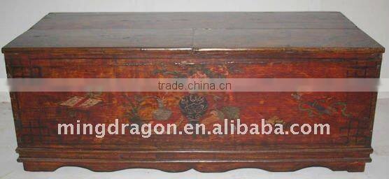 Mongolian furniture painted chest