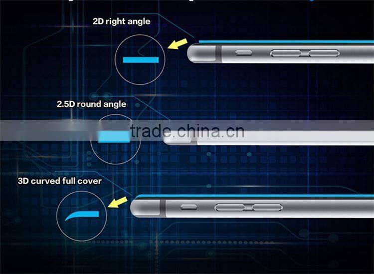 Tempered glass screen protector for mobile iphone 6 plus .