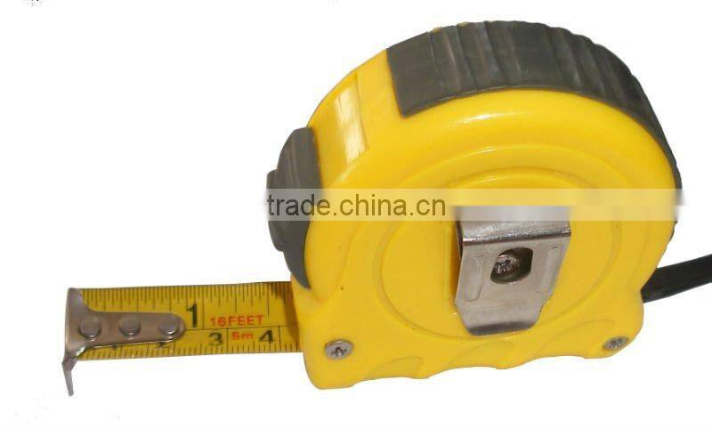 Bright outline ABS coated stainless steel measuring tape