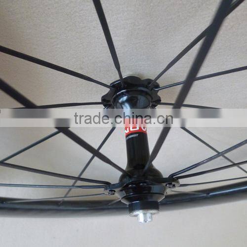 UDELSA Road 60mm Carbon Wheelset with alloy braking surface 25mm wide