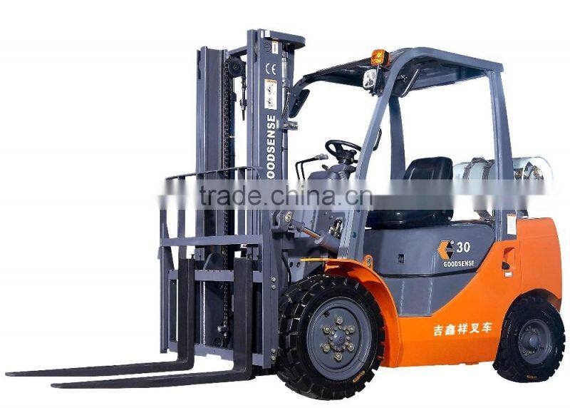 newly designed counterweight chinese manufacturer 3 ton cng gas forklift trucks prices for sale