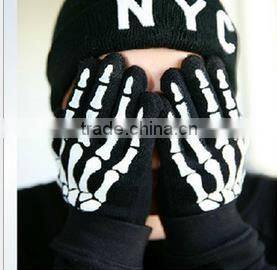 led flashing gloves,promotion gifts logo printing led glowing gloves