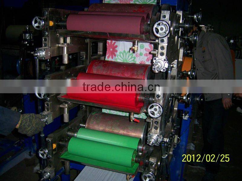 Three Colors Printing and Folding Napkin Paper Machine