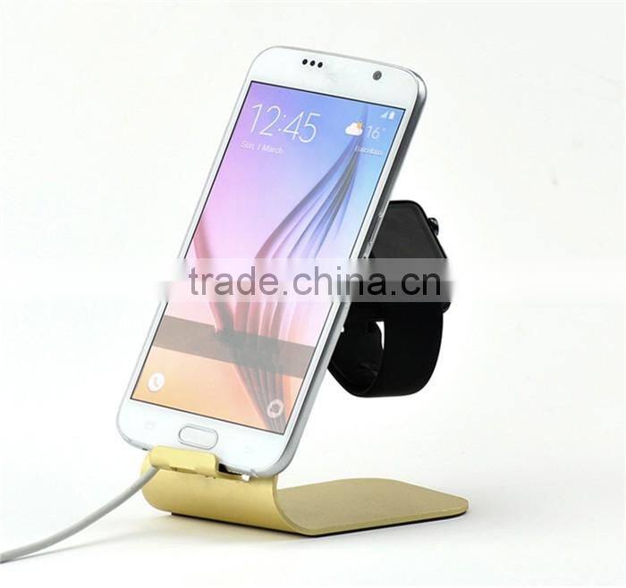 for apple watch stand 2 in 1 metal charger holder 3 colors option