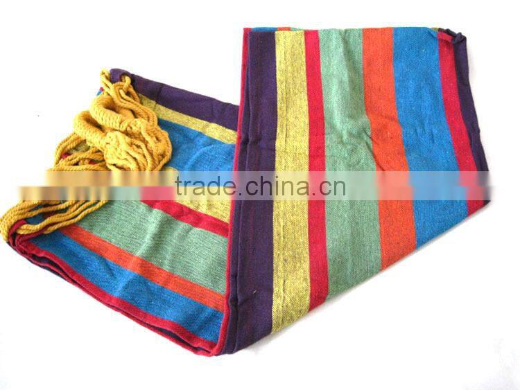 Outdoor camping leisure canvas hammock