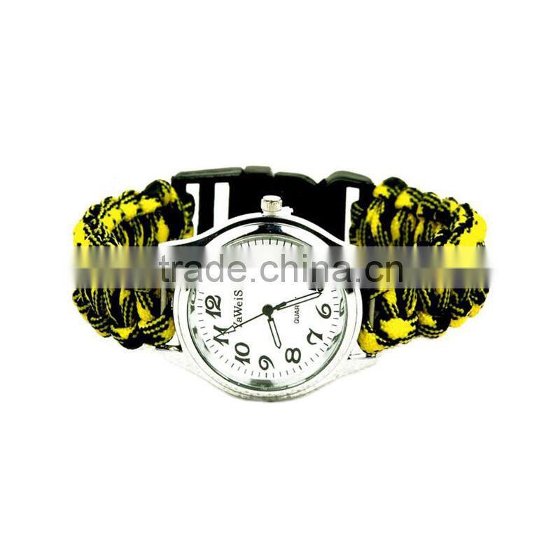 plastic ribbon buckle with rope custom logo curved