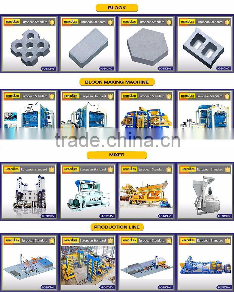 China brand concrete brick making machine
