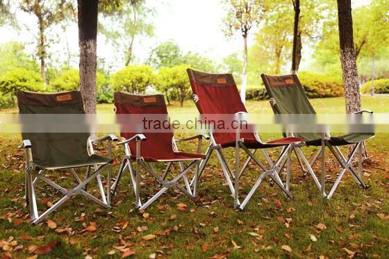 portable beach camping aluminum patio chair with carrybag