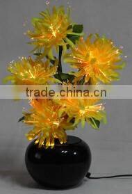 New Single Multi Color Handmade LED PU Flowers Valentine's Rose Flower Light