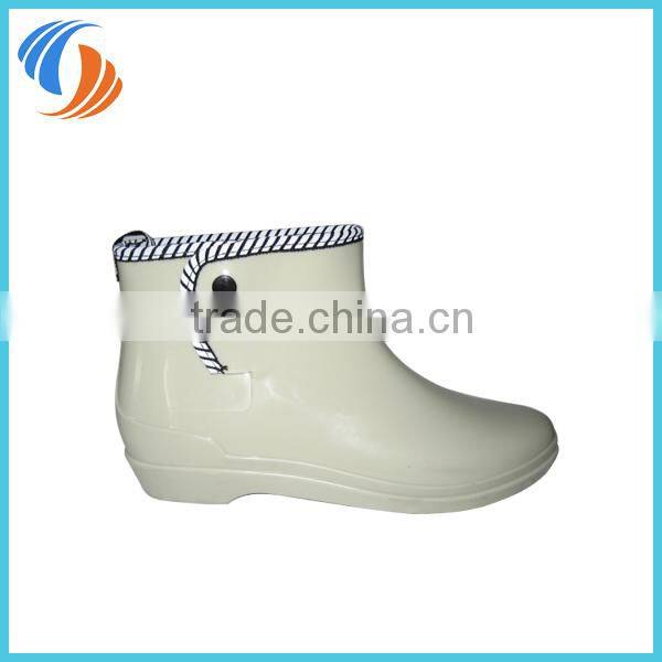 New Women Plain PVC Ankle Wellies