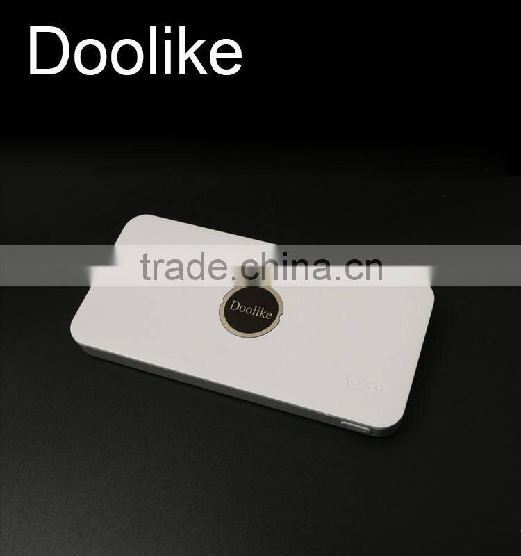 2016 Doolike Newest OEM/ODM Portable Mobile Power Bank For Phone 4000mA/6000mA/8000mA