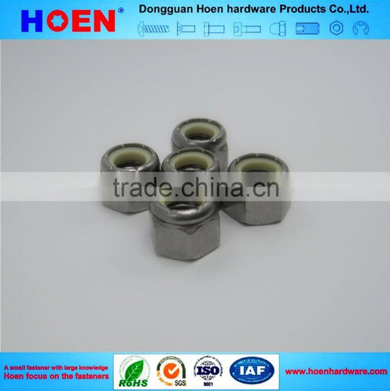 DIN982 heavy type with nylon Prevailling torque type hexagon nut