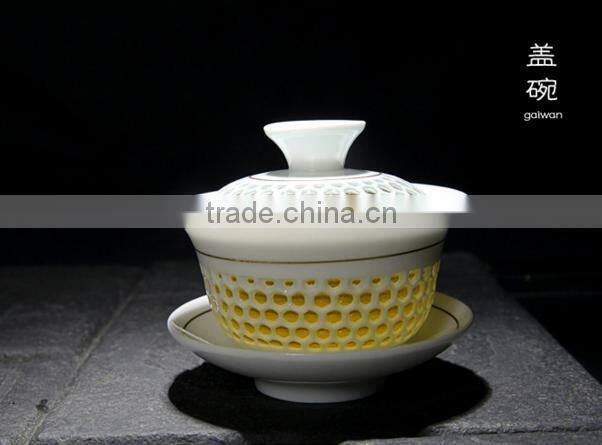 Hollow Out Jade Exquisite Ceramic Tea Set QD-L107