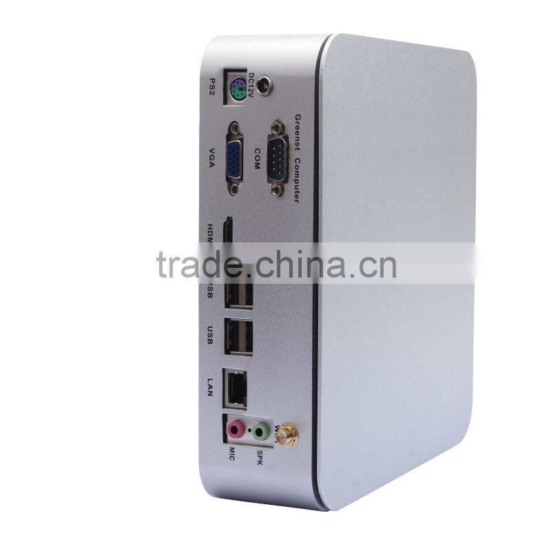 industrial itx case ,aluminium pc case mini pc terminal G1610 cpu dual core only 12V safe to your family !!