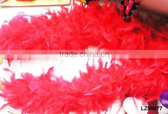 Fluffy turkey feather chandelle boa LZYJ41