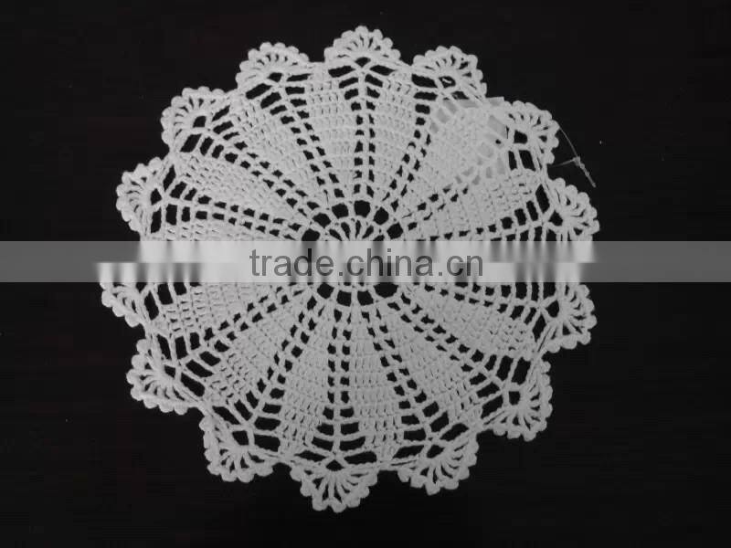 Pure color embroidered weaved placemat,