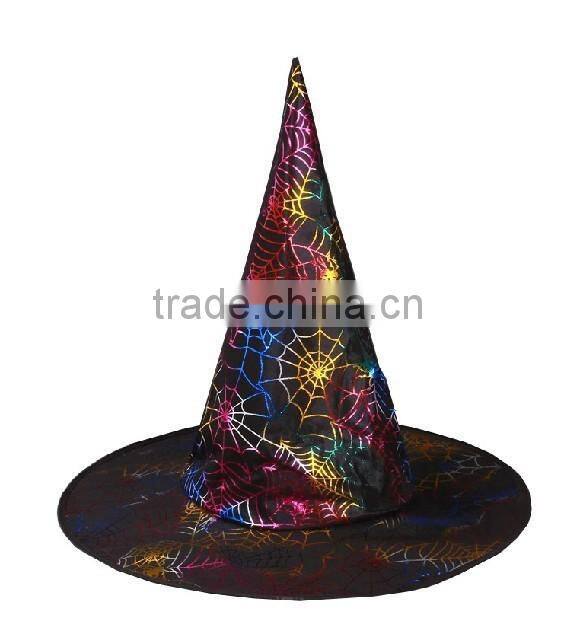 Printed colorful witch hat