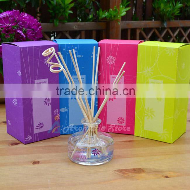 Fragrance diffuser glass reed diffuser bottle