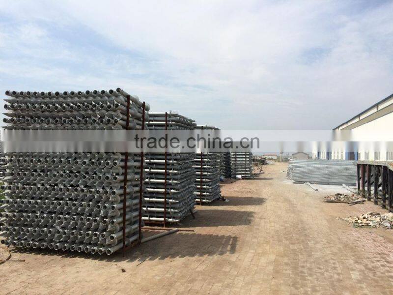 Chinese spiral ground anchor for post