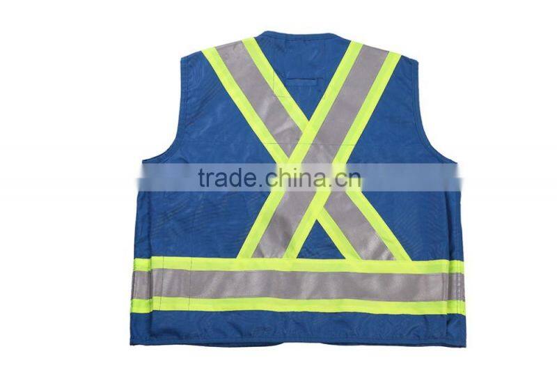 New Style Safety Vest With Pouch Black Safety Vest