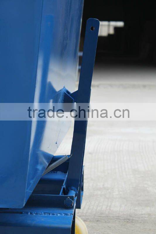 forklift steel tipping bins with cover