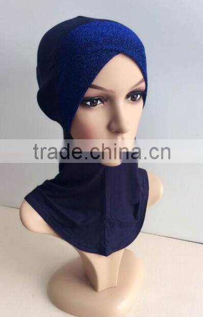 C070 new style cross ninja inner underscarf with shiny front