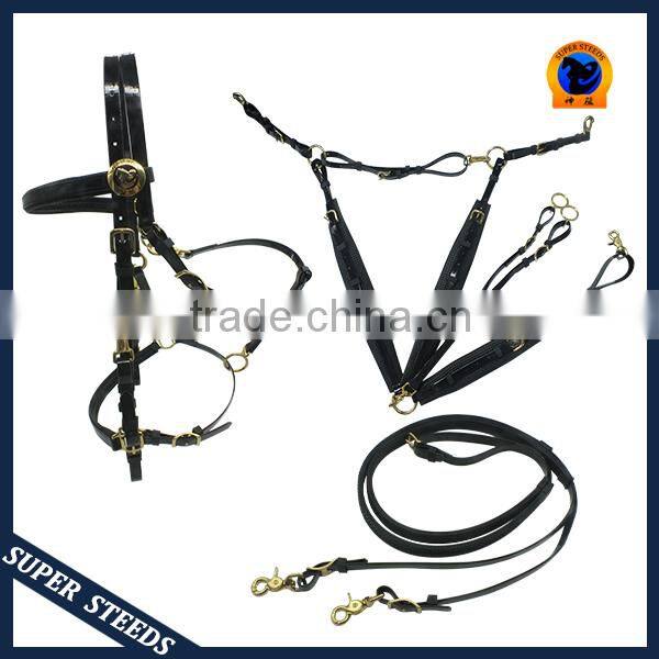 endurance soft PVC/TPUwebbing horse bridle and halter
