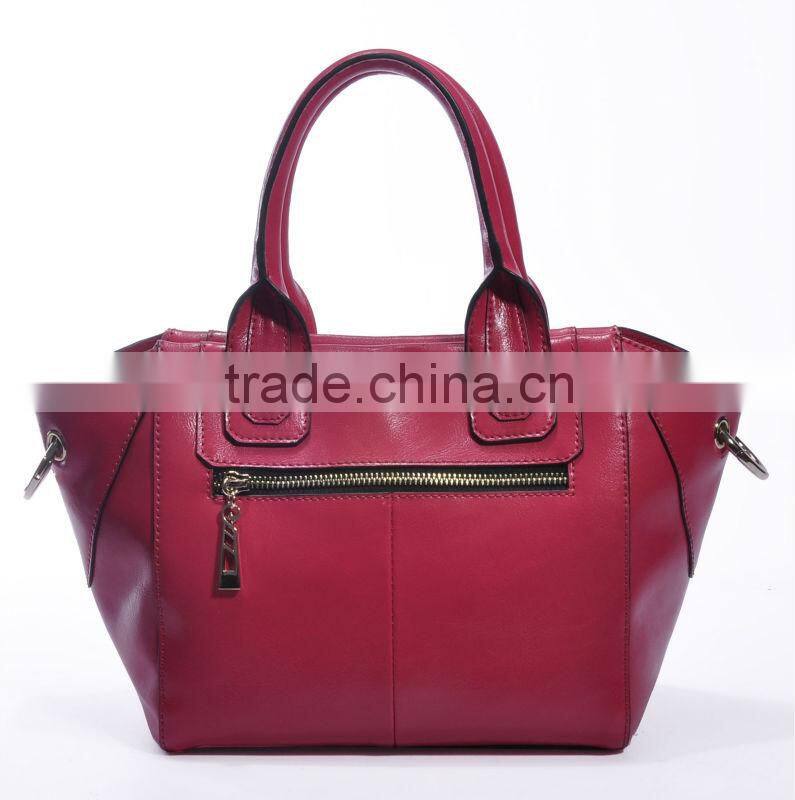 2014 Popular genuine leather handbag fashion brand handbag