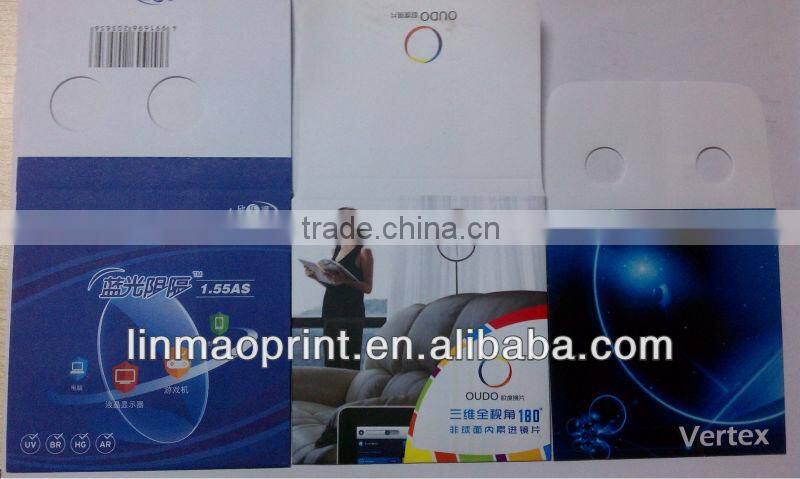 New fashion envelope with fabric packaging for opticians /camera / scanner / laser / watch lenses