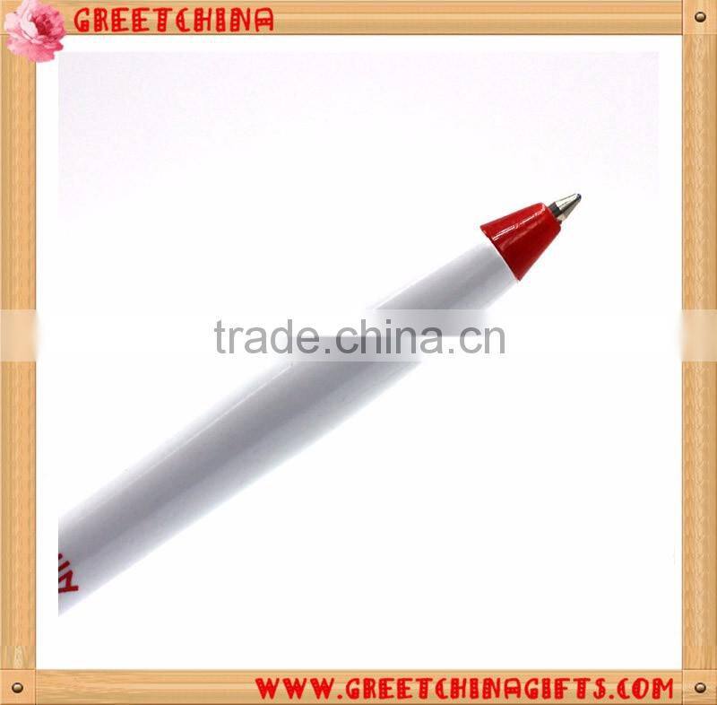 Custom Printed Promotional Ads Plastic Cheap Ball Pen