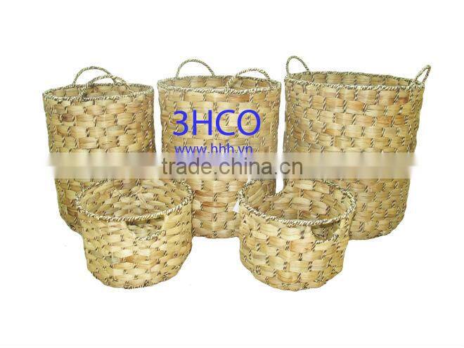 2015 New Product Palm Leaf Basket For Home Decoration And Furniture
