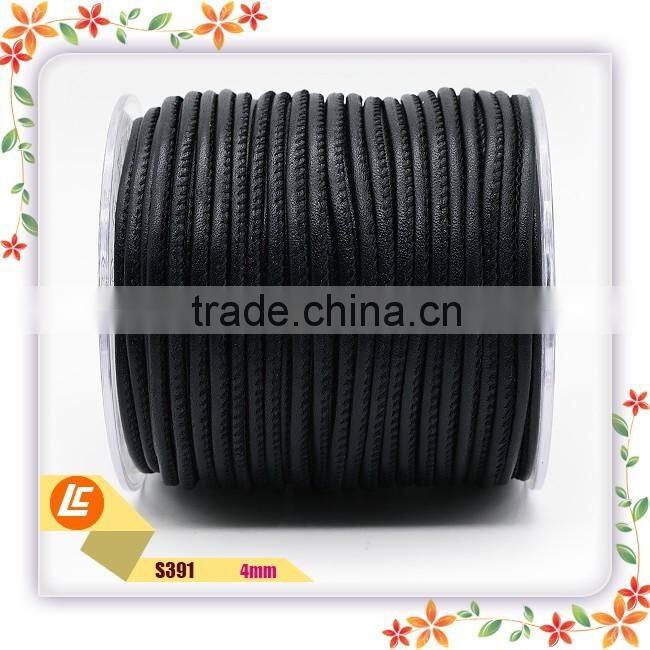 4mm wholesale high-quality popular sheepskin leather bracelet cord