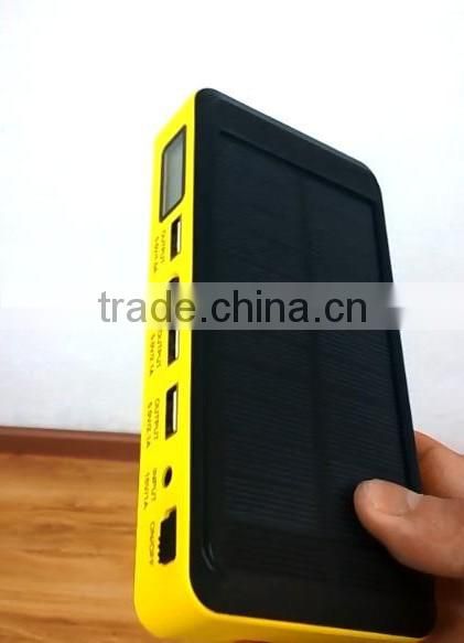 2016 solar car power accessories battery charger jump starter