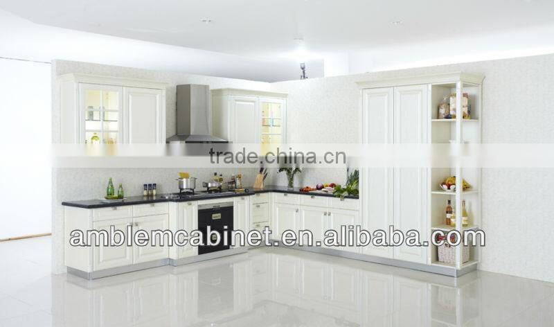 PVC Membrane faced MDF kitchen cabinet
