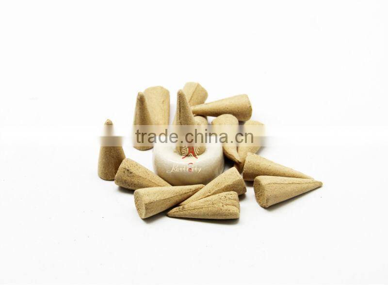 home decoration with fragrance tealight and incense stick and incense cone / two colors