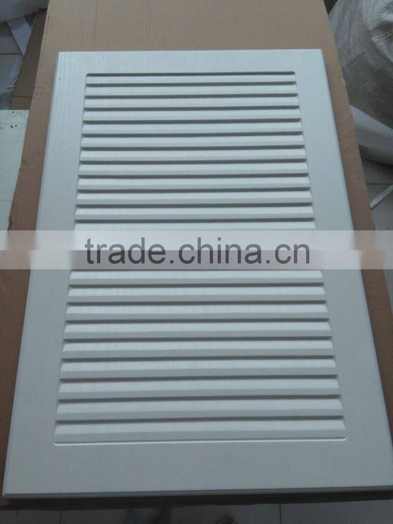 european style kitchen cabinet door/pvc laminated kitchen cabient door