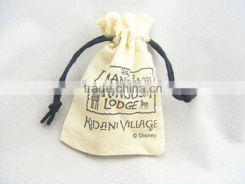 black small nylon mesh drawstring bag