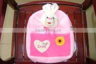 30cm promotional customzied stuffed plush frog animal shape handbag toy with handgrip