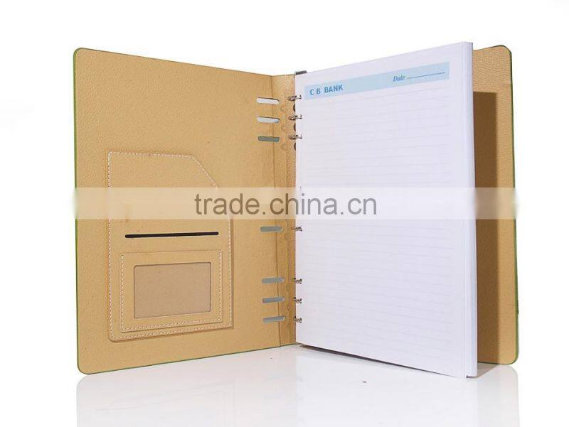 Factory sale colored PU leather notebook for promotional & gift